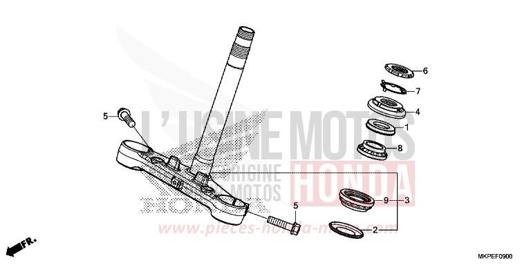 LENKSCHAFT (CB500FK,CB500FAK/L/M) von CB500F PEARL METALLOID WHITE (NHA96) von 2019