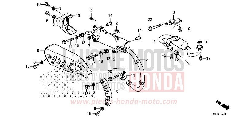 ABGAS-SCHALLDAEMPFER von Monkey PEARL NEBULA RED (R376) von 2019