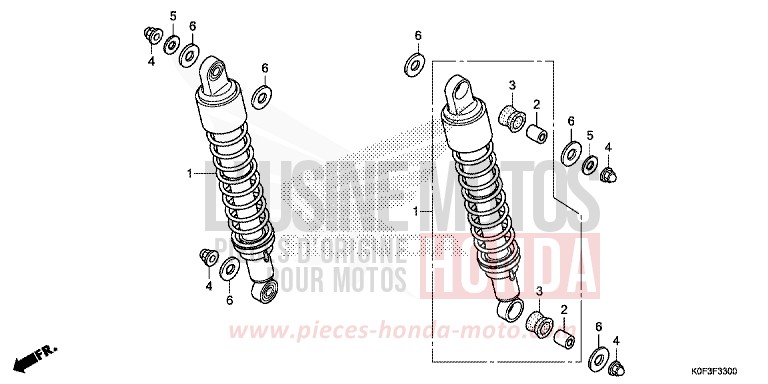 KISSEN, HINTEN von Monkey PEARL NEBULA RED (R376) von 2019