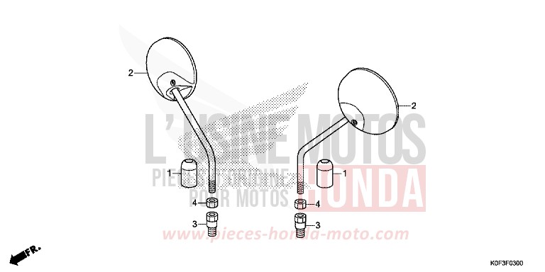 SPIEGEL von Monkey PEARL SHINING BLACK (NHB98) von 2019