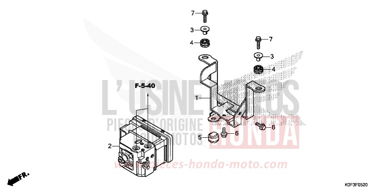 ABS-MODULATOR von Monkey PEARL SHINING BLACK (NHB98) von 2019