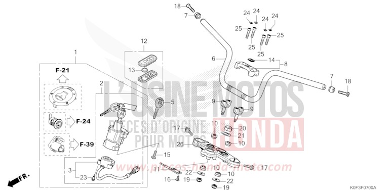 ROHRGRIFF von Monkey PEARL SHINING BLACK (NHB98) von 2019