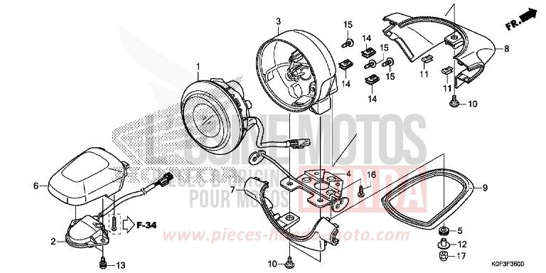 HECKLEUCHTE von Monkey PEARL SHINING BLACK (NHB98) von 2019