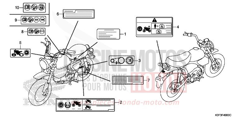 WARNETIKETT von Monkey PEARL SHINING BLACK (NHB98) von 2019