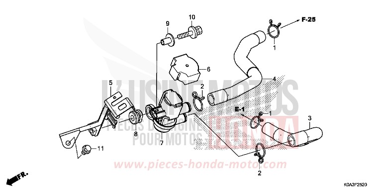 LUFTEINBLASMAGNETVENTIL von CB300R MAT AXIS GRAY METALLIC (NH303) von 2018