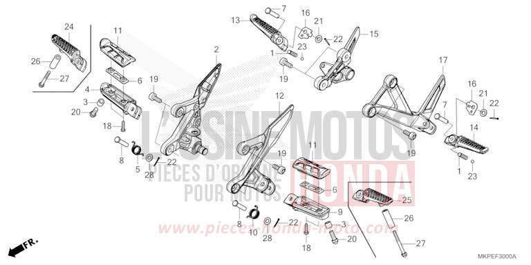 STUFE von CB500F PEARL SMOKY GRAY (NHC53) von 2022