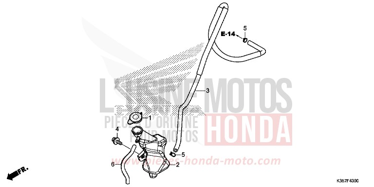 RESERVETANK von PCX PEARL HAVANA BROWN (YR284) von 2017