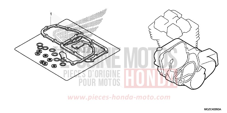 DICHTUNG SATZ B von CB500F PEARL HIMALAYAS WHITE (NHA87) von 2013