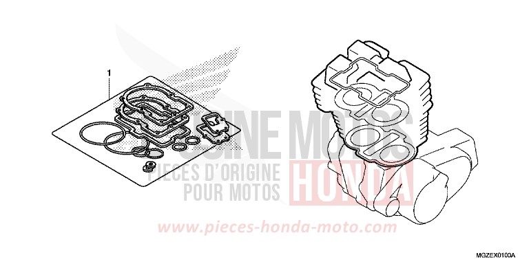 DICHTUNG SATZ A von CB500F GRAPHITE BLACK (NHB01) von 2013