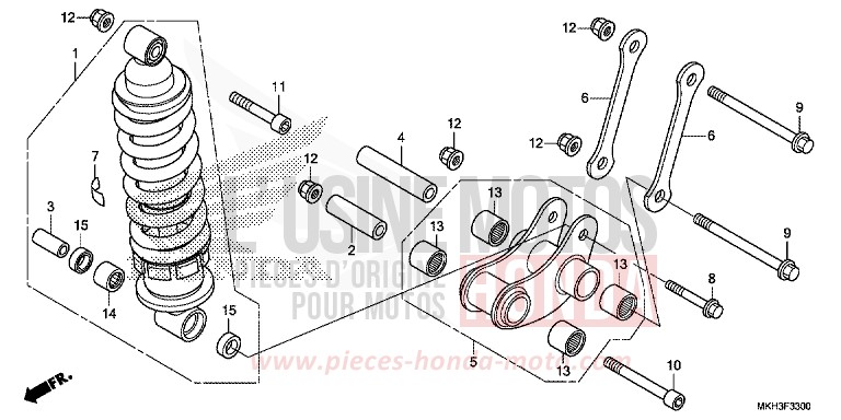 KISSEN, HINTEN von X-ADV MAT ARMRED GREEN METALLIC (G208) von 2019