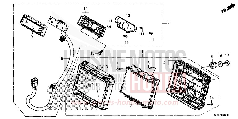 MESSGERAET von X-ADV MAT BULLET SILVER (NH389) von 2019
