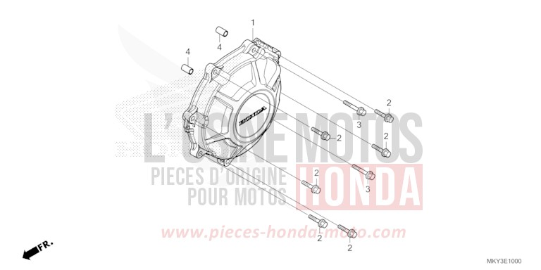 GENERATORABDECKUNG von CB650R SWORD SILVER METALLIC (NHA95) von 2022