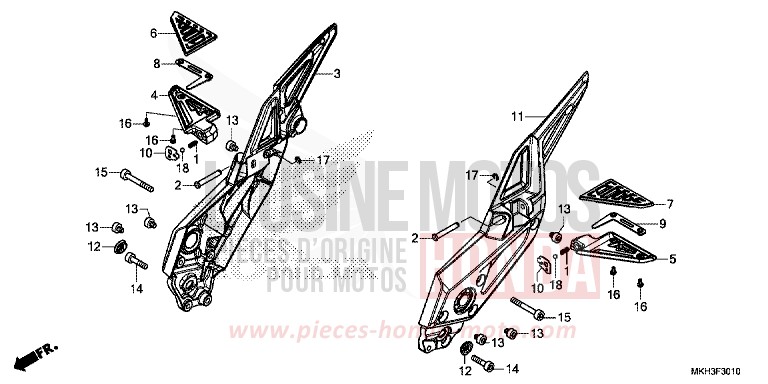 MARCHEPIED SELLE TANDEM von X-ADV MAT ARMRED GREEN METALLIC (G208) von 2020