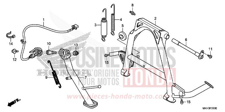BEQUILLE von X-ADV MAT ARMRED GREEN METALLIC (G208) von 2020
