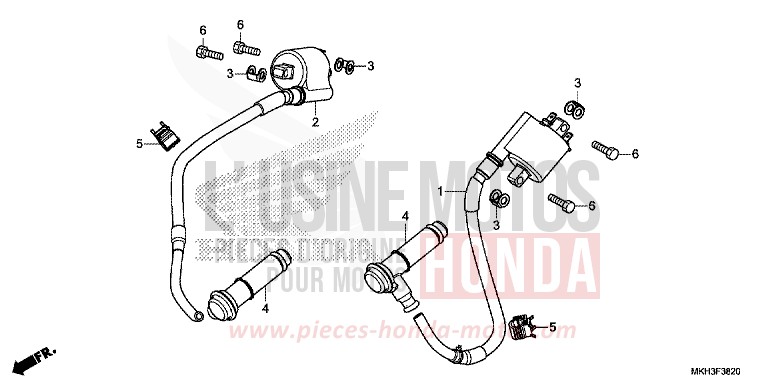 BOBINE D'ALLUMAGE von X-ADV GRAND PRIX RED (R380) von 2020