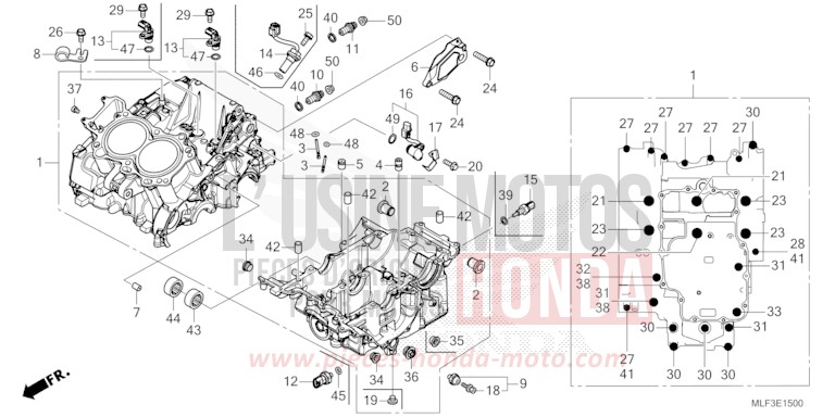 KURBELGEHAEUSE von NT1100 GRAPHITE BLACK (NHB01) von 2022
