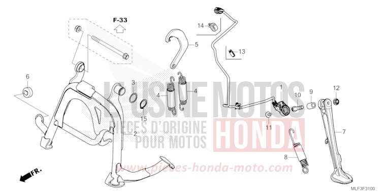 STAENDER von NT1100 GRAPHITE BLACK (NHB01) von 2022