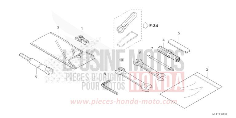 WERKZEUG von NT1100 GRAPHITE BLACK (NHB01) von 2022