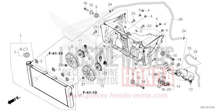 KUEHLER/RESERVETANK von NT1100 GRAPHITE BLACK (NHB01) von 2022