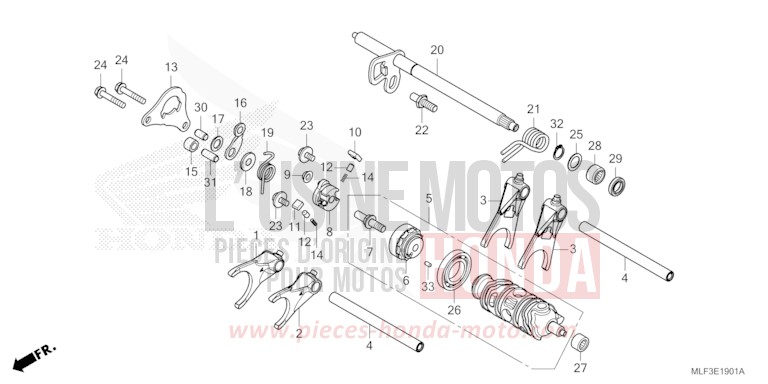 SCHALTTROMMEL (NT1100D) von NT1100 MAT IRIDIUM GRAY METALLIC (NHC64) von 2022