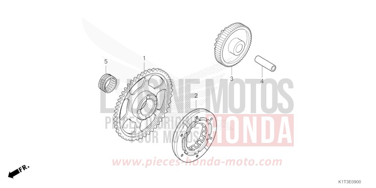 ANLASSERKUPPLUNG von CRF300LRA EXTREME RED (R292) von 2021
