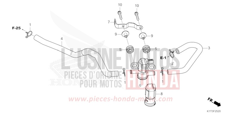 LUFTEINBLASMAGNETVENTIL von CRF300LA EXTREME RED (R292) von 2021