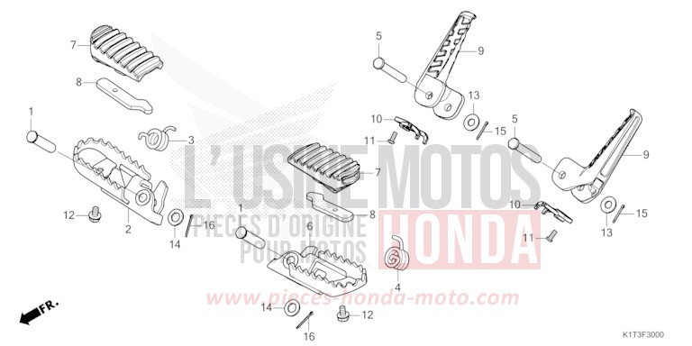 STUFE von CRF300LRA EXTREME RED (R292) von 2021