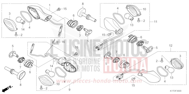 BLINKER (CRF300LA-ED) von CRF300LA EXTREME RED (R292) von 2021