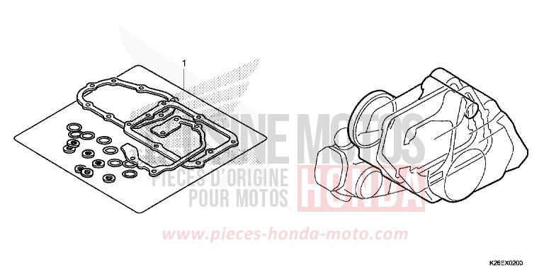 DICHTUNG SATZ B von MSX125 LEMON ICE YELLOW (Y196) von 2016