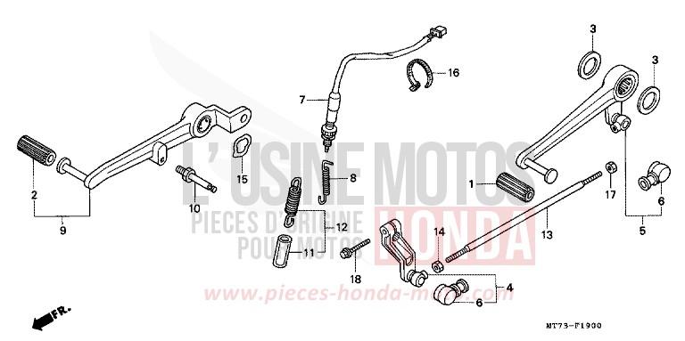 PEDAL von NR NR RED (R175) von 1992