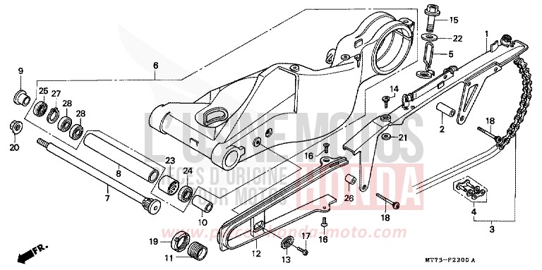 SCHWINGE/KETTENGEHAEUSE von NR NR RED (R175) von 1992