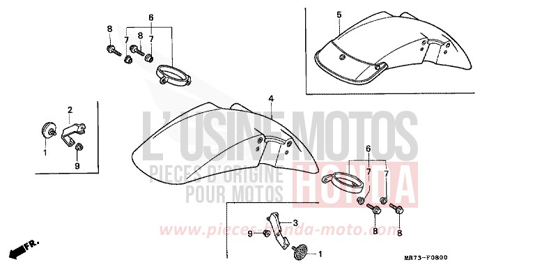 AILE AVANT von RC30 PEARL CRYSTAL WHITE (NH193H) von 1988