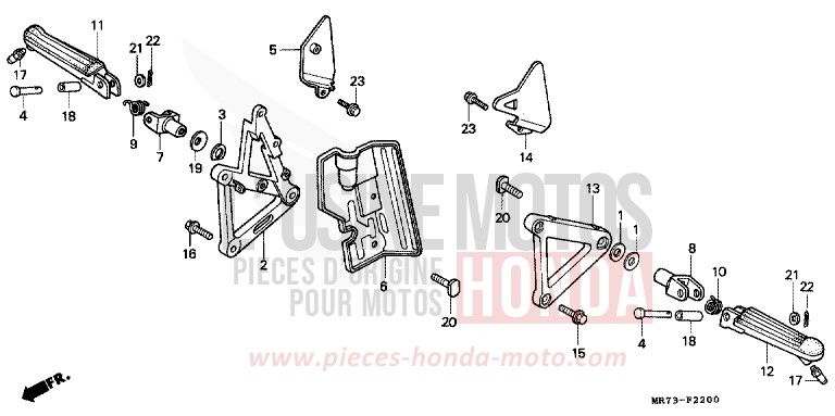 MARCHE von RC30 PEARL CRYSTAL WHITE (NH193H) von 1988