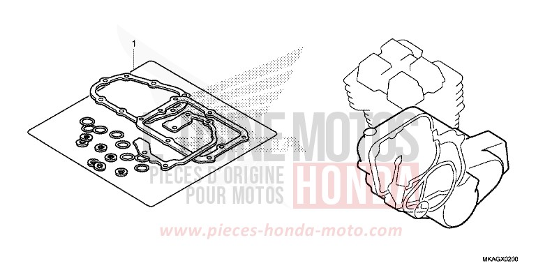 DICHTUNG SATZ B von NC750S SWORD SILVER METALLIC (NHA95Y) von 2018