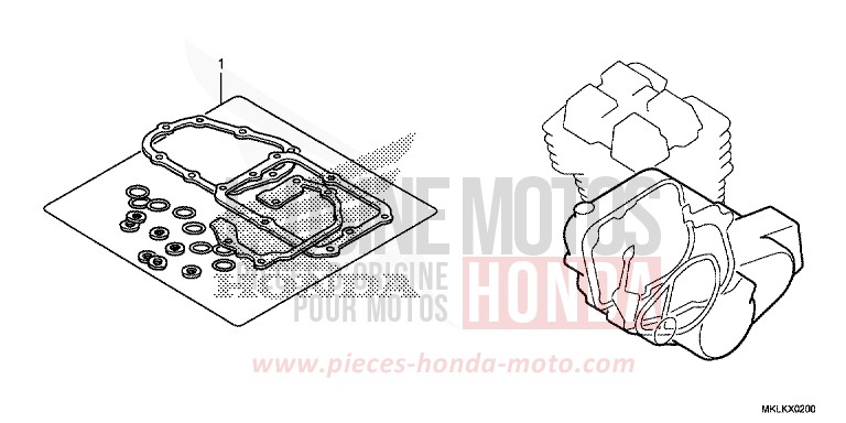 DICHTUNG SATZ B von NC750S GRAPHITE BLACK (NHB01N) von 2019