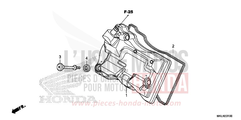 ZYLINDERKOPFDECKEL von NC750S GRAPHITE BLACK (NHB01H) von 2019
