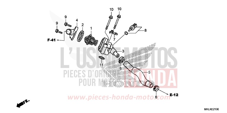 THERMOSTAT von NC750S GRAPHITE BLACK (NHB01H) von 2019