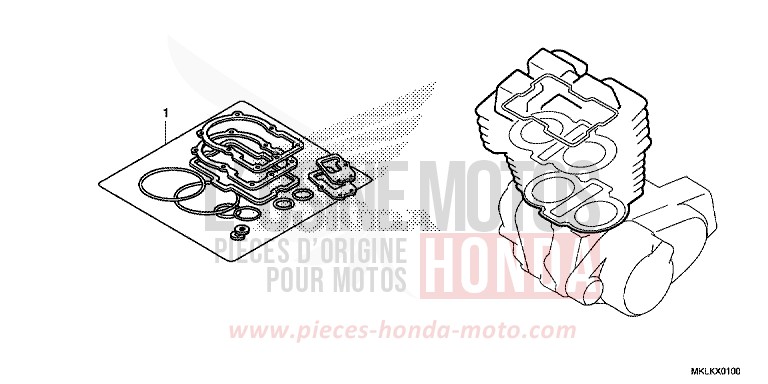 DICHTUNG SATZ A von NC750S GRAPHITE BLACK (NHB01H) von 2019