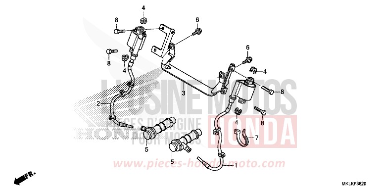 ZUENDSPULE von NC750S GRAPHITE BLACK (NHB01H) von 2019