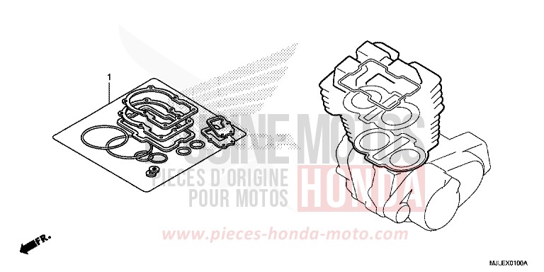DICHTUNG SATZ A von NC750SD SEAL SILVER METALLIC (NHA14) von 2014