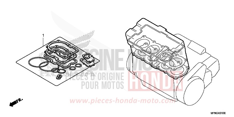 DICHTUNG SATZ A von CB1000R HYPER RED (R348B) von 2015