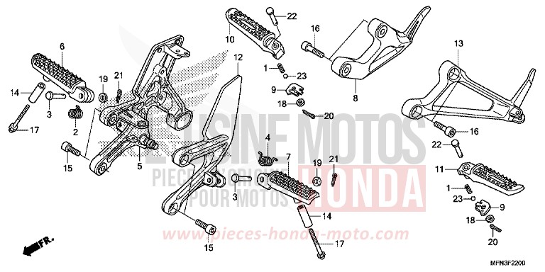 STUFE von CB1000R HYPER RED (R348B) von 2015