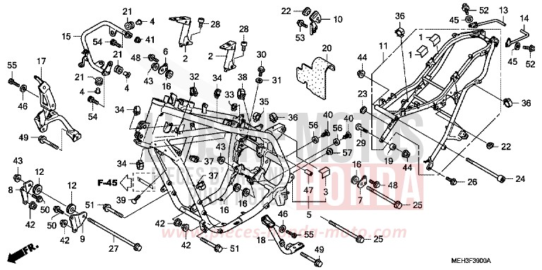 RAHMENKOERPER von DN-01 PEARL AMETHYST PURPLE (RP179) von 2008