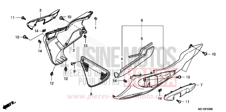 UNTERER WINDLAUF von DN-01 GRAPHITE BLACK (NHB01) von 2009