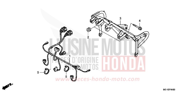 WINDLAUFSTREBE von DN-01 GRAPHITE BLACK (NHB01) von 2009
