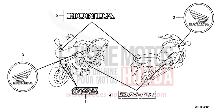 MARKE von DN-01 PEARL SUNBEAM WHITE (NHA66) von 2009