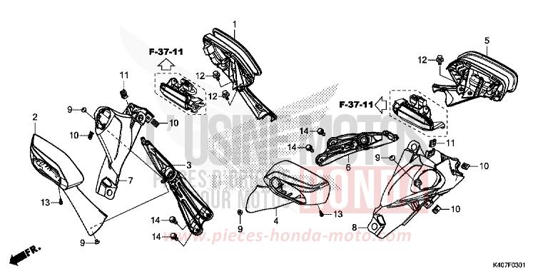 MIROIR (NSS125ADK) von Forza MAT CARNELIAN RED METALLIC (R384) von 2020