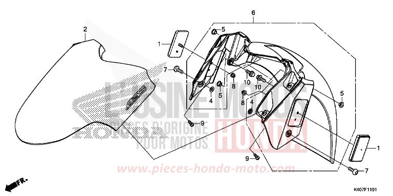 AILE AVANT (NSS125ADK) von Forza MAT CYNOS GRAY METALLIC (NH312) von 2020