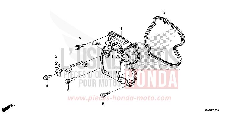 COUVERCLE DE CULASSE von Forza MAT CYNOS GRAY METALLIC (NH312) von 2018