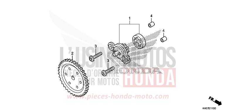 POMPE A HUILE von Forza MAT CYNOS GRAY METALLIC (NH312) von 2018